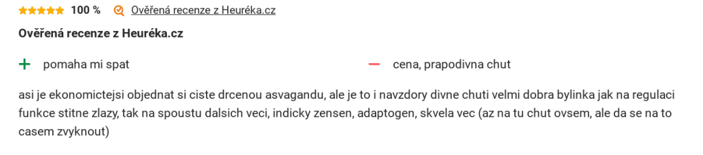 ašvaganda zkušenosti